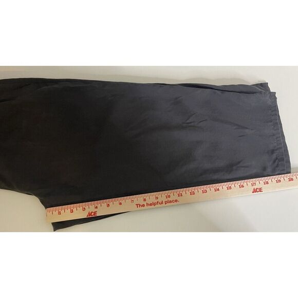Eileen Fisher L Petite Pull On Elastic Waist Tencel Lyocell Crop Pants Gray LP - Picture 8 of 10